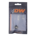 Picture of DeatschWerks 6AN ORB Male Plug Fitting with 1/8in NPT Gauge Port - Anodized Matte Black