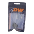 Picture of DeatschWerks 10AN ORB Male Plug Fitting with 1/8in NPT Gauge Port - Anodized Matte Black