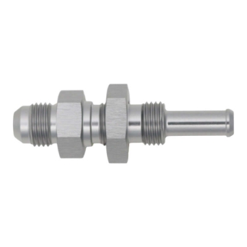 Picture of DeatschWerks 6AN Male Flare to Straight 5/16in Single Hose Barb - Anodized DW Titanium