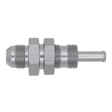 Picture of DeatschWerks 8AN Male Flare to Straight 5/16in Single Hose Barb - Anodized DW Titanium