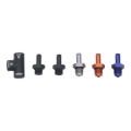 Picture of DeatschWerks Universal Venturi Siphon Jet 5/16in Hose Barb to 6AN ORB Female - Anodized Matte Black