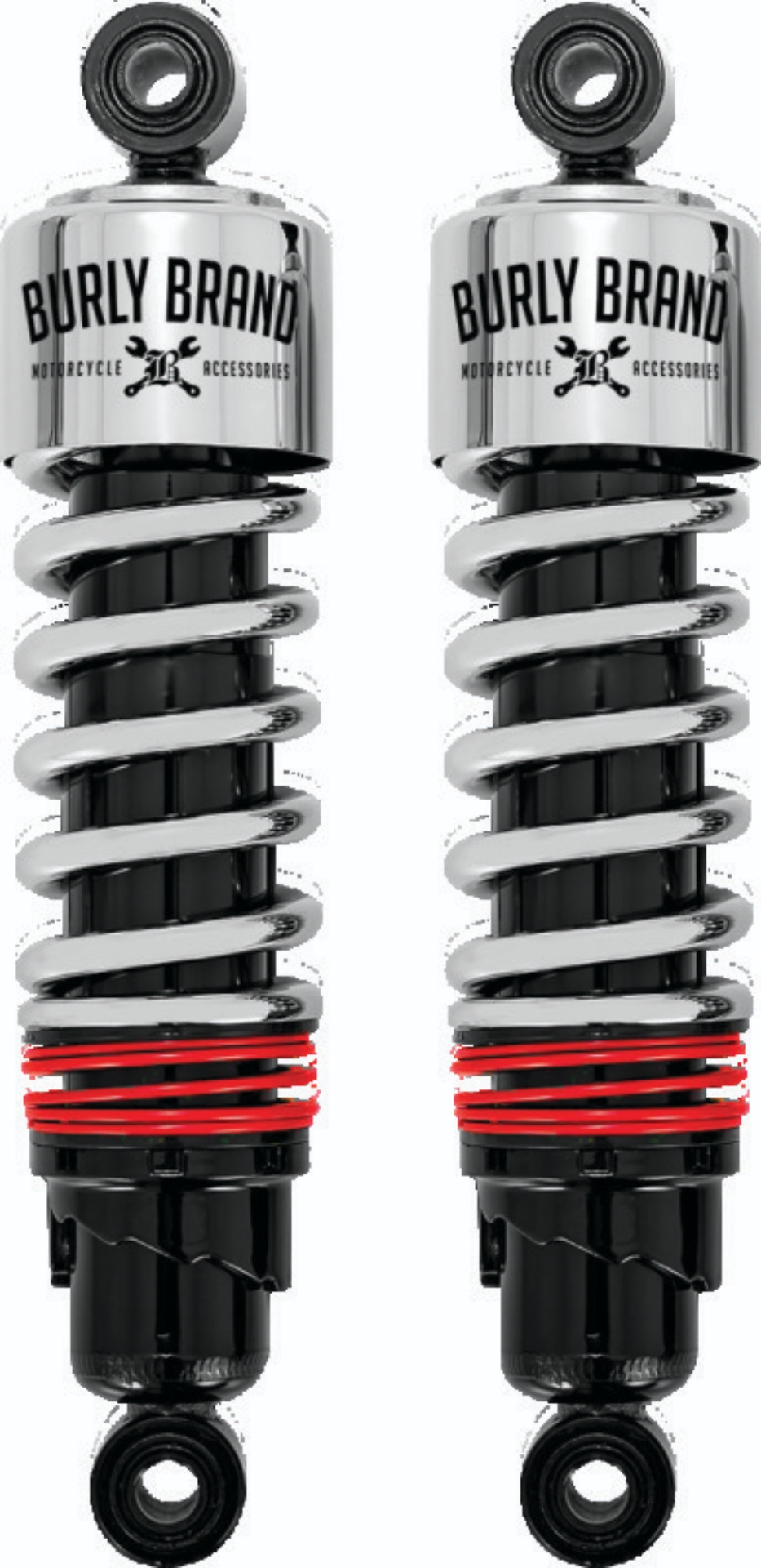 Picture of Burly Brand FLH Slammer Shocks - Chrome