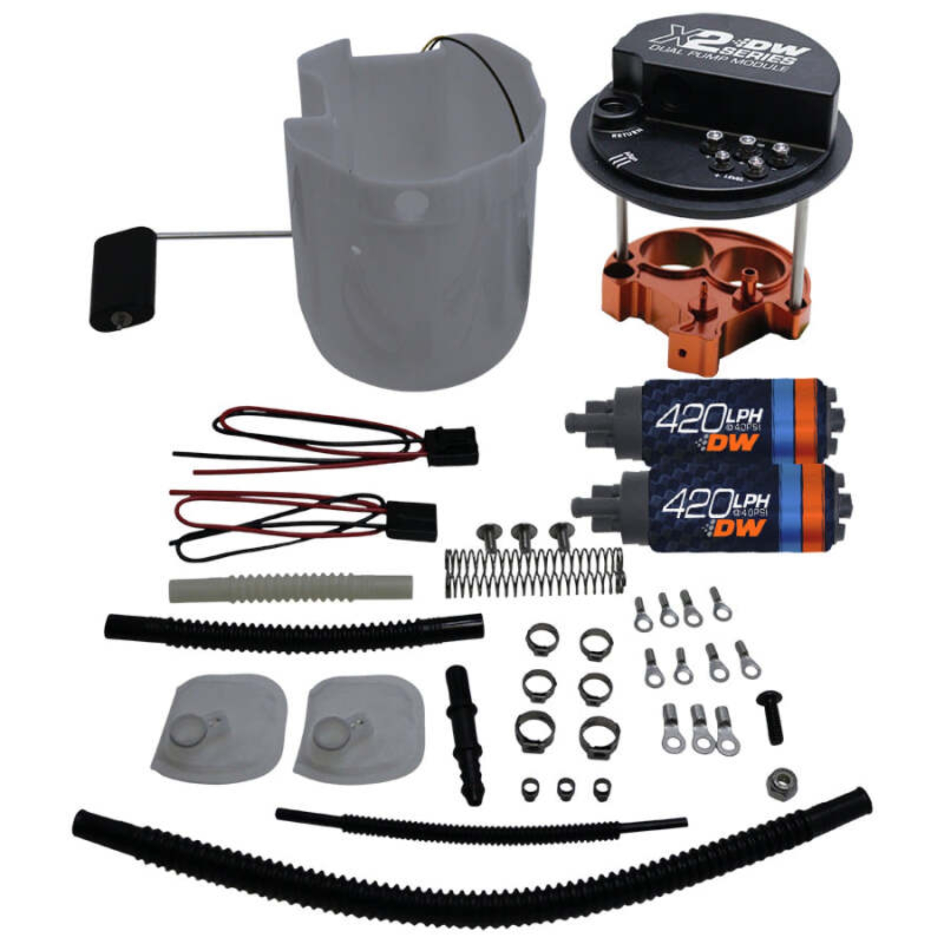 Picture of DeatschWerks X2 Pump Module w/ Dual DW420 for 2012-16 Scion FR-S 2012-20 Subaru BRZ