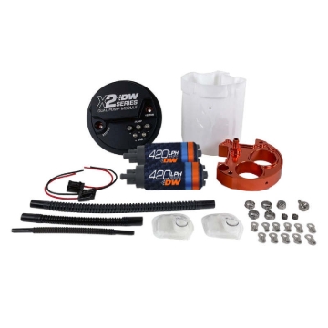 Picture of DeatschWerks X2 Series Fuel Pump Module with Dual DW420 Pumps For 2008-21 WRX/STI