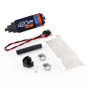Picture of DeatschWerks DW420 Series 420lph In-Tank Fuel Pump w/ Install Kit For 94-02 Nissan S14/S15