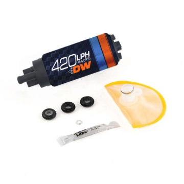 Picture of DeatschWerks DW420 Series 420lph In-Tank Fuel Pump w/ Install Kit For G35 03-08 350Z 03-08