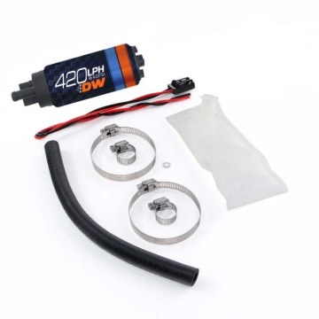 Picture of DeatschWerks DW420 Series 420lph In-Tank Fuel Pump w/ Install Kit For 90-96 300ZX Z32