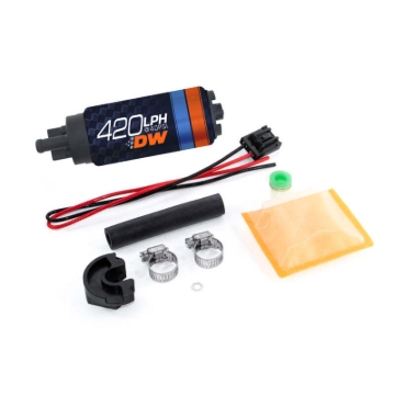 Picture of DeatschWerks DW420 Series 420lph In-Tank Fuel Pump w/ Install Kit For 89-94 240SX
