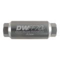Picture of DeatschWerks 10AN Female 10 Micron 70mm Compact In-Line Fuel Filter Kit