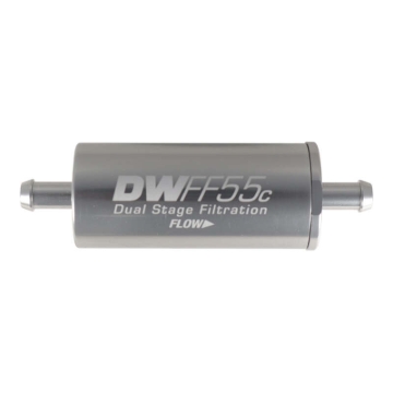 Picture of DeatschWerks 5/16in 10 Micron 55mm In-Line Fuel Filter Kit