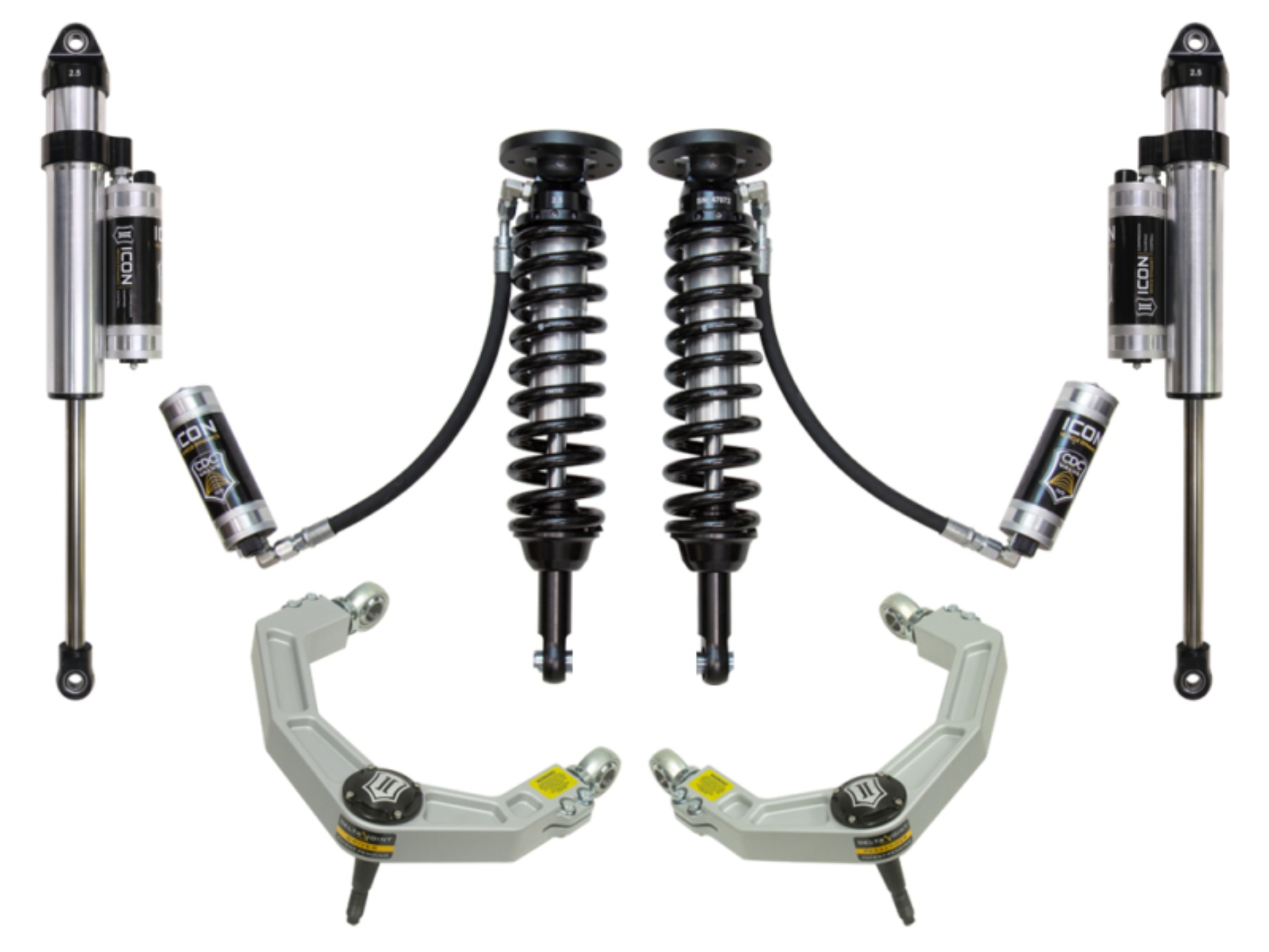 Picture of ICON 09-13 Ford F-150 4WD 1.75-2.63in Stage 5 Suspension System w/Billet Uca