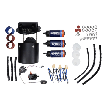 Picture of DeatschWerks X3 Series Fuel Pump Module w/ Triple DW400 Fuel Pumps for 2011-2024 Ford Mustang
