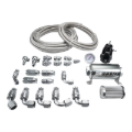 Picture of DeatschWerks X2 Series Pump Hanger -8AN Feed w/ -6AN Return PTFE Plumbing Kit for 92-00 Honda Civic