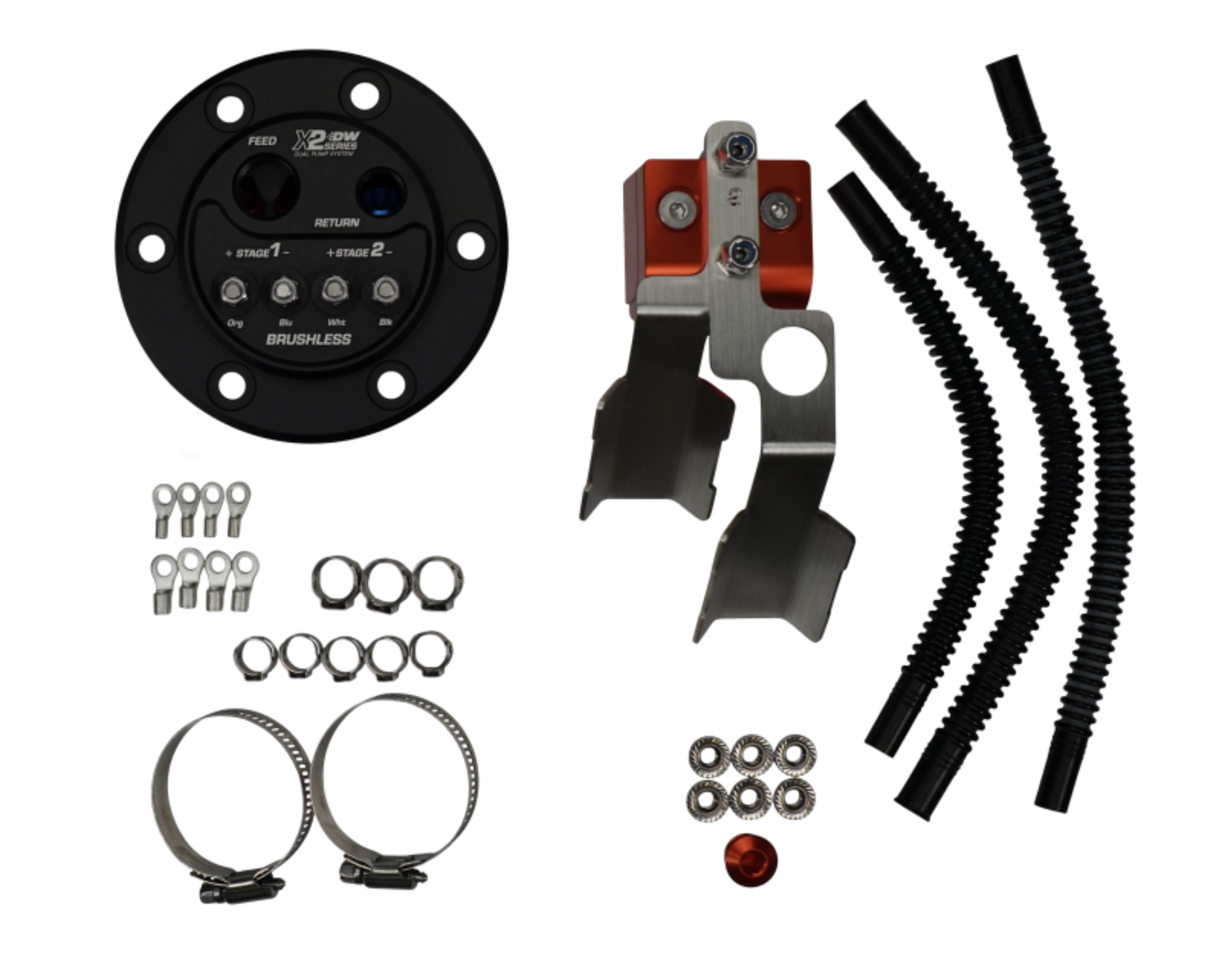 Picture of DeatschWerks X2 Pump Hanger for 92-00 Honda Civic / 94-01 Acura Integra