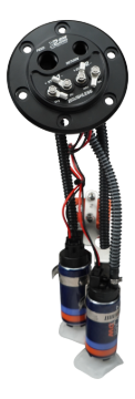 Picture of DeatschWerks X2 Pump Hanger w/ Dual DW420 for 92-00 Honda Civic