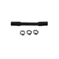 Picture of DeatschWerks Convoluted Tubing 100mm Length x 8mm ID Side 1 x 8mm ID Side 2 - Black