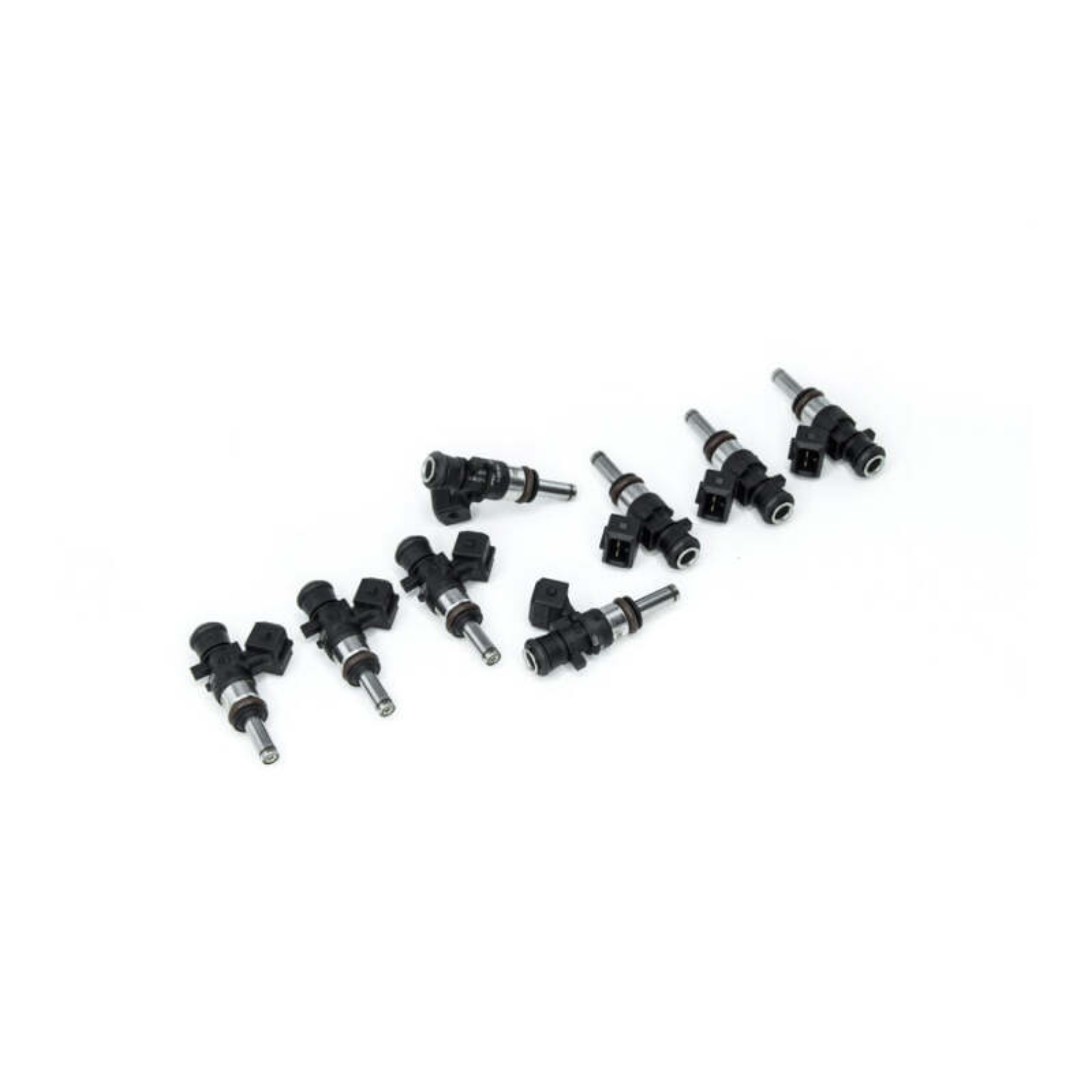 Picture of DeatschWerks Bosch EV14 Universal 40mm Compact Matched Set of 8 Injectors 750cc (Extended Nozzle)