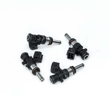 Picture of DeatschWerks Bosch EV14 Universal 40mm Compact Matched Set of 4 Injectors 1250cc (Extended Nozzle)