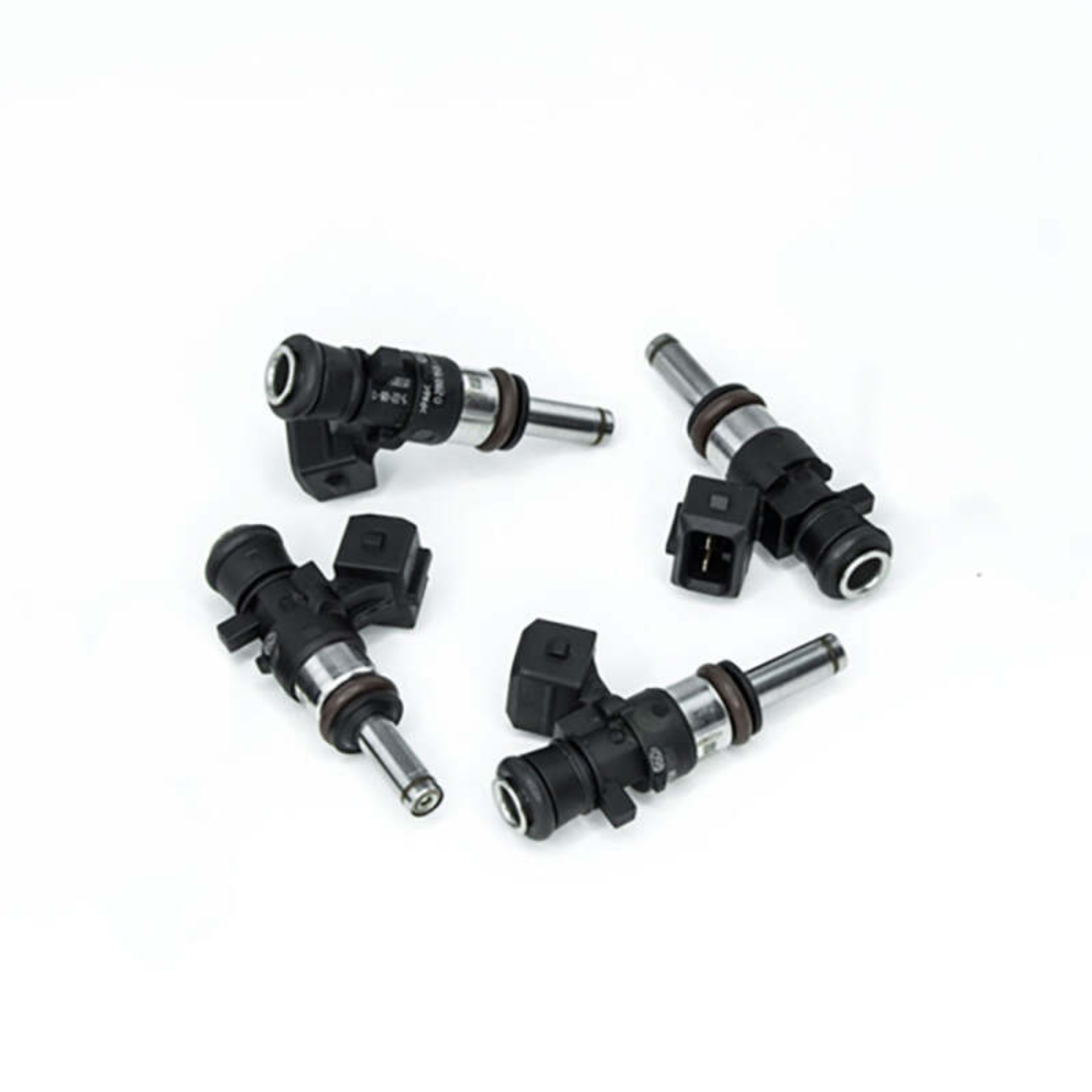 Picture of DeatschWerks Bosch EV14 Universal 40mm Compact Matched Set of 4 Injectors 500cc (Extended Nozzle)