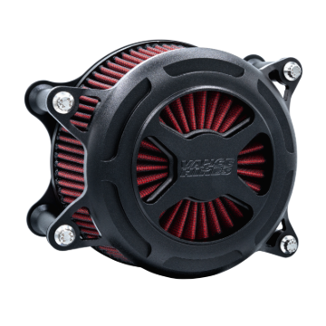 Picture of Vance & Hines 23+ HD Road/Street Glide V02 X Air Intake - Wrinkle Black