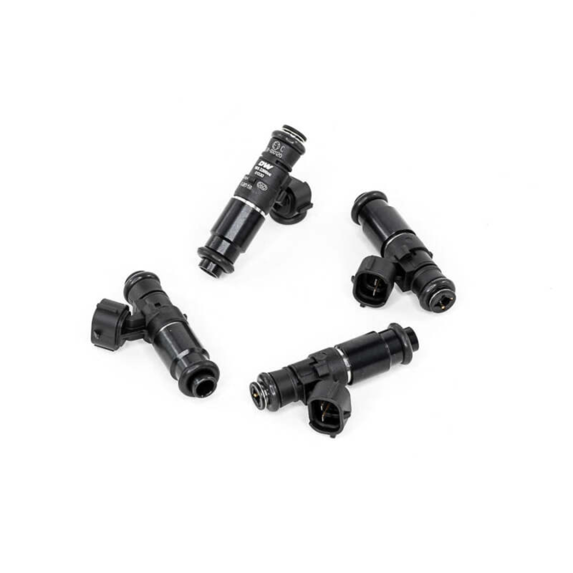 Picture of DeatschWerks Set of 4 2400cc Injectors for Mitsubishi Evo X 4B11T 08-15