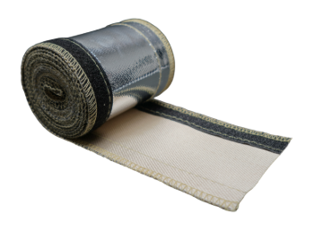 Picture of DeatschWerks 20ft Reflective Heat Protection Sleeving for -8 AN Hose
