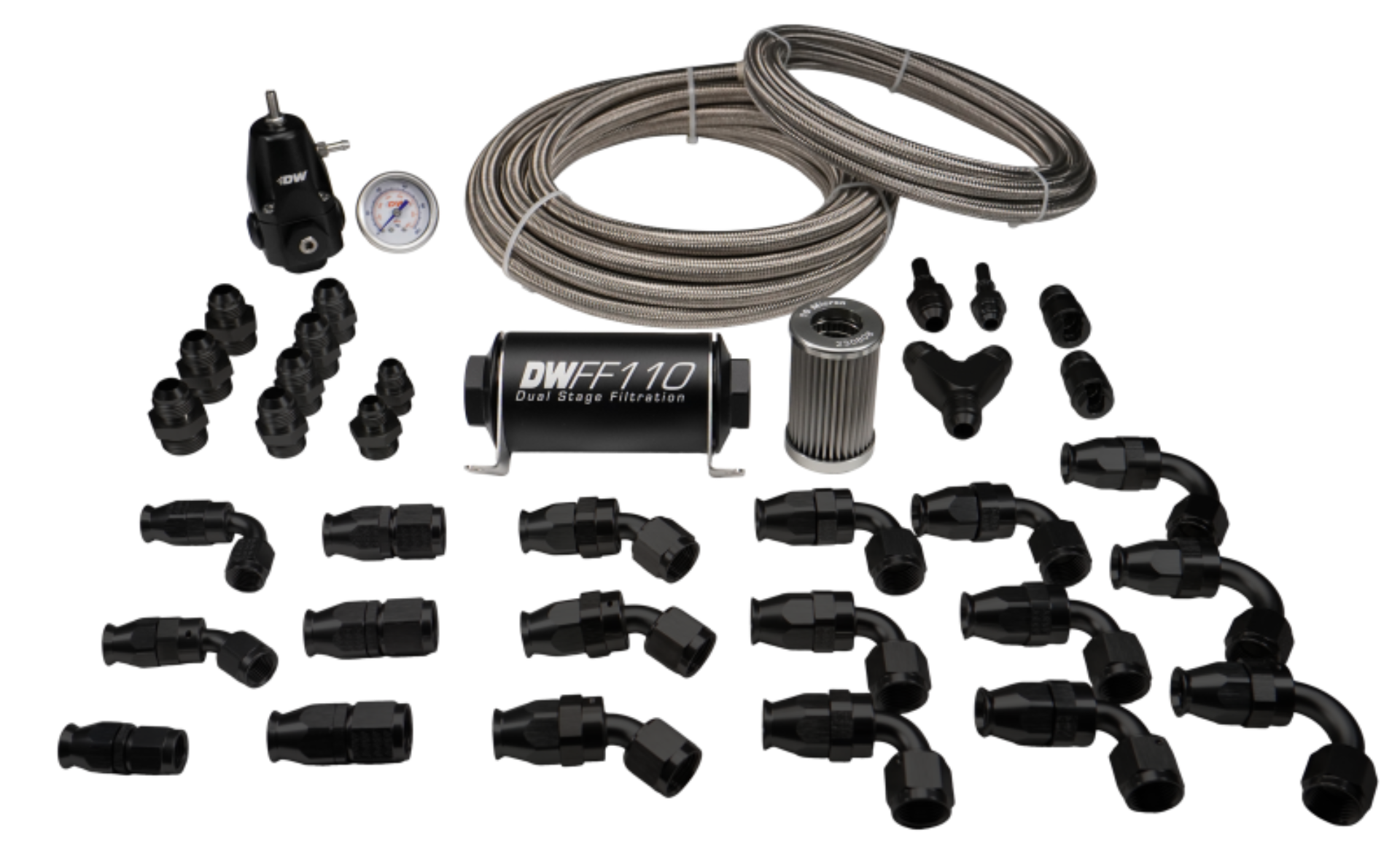 Picture of DeatschWerks A90 Supra / BMW M3/M4 X Module PTFE Return Plumbing kit