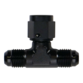 Picture of DeatschWerks 6AN Male Flare to Female Flare Swivel Tee on 90