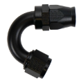 Picture of DeatschWerks 10AN Female Flare Swivel (Incl Ferule/Olive) 150-degree Hose End PTFE