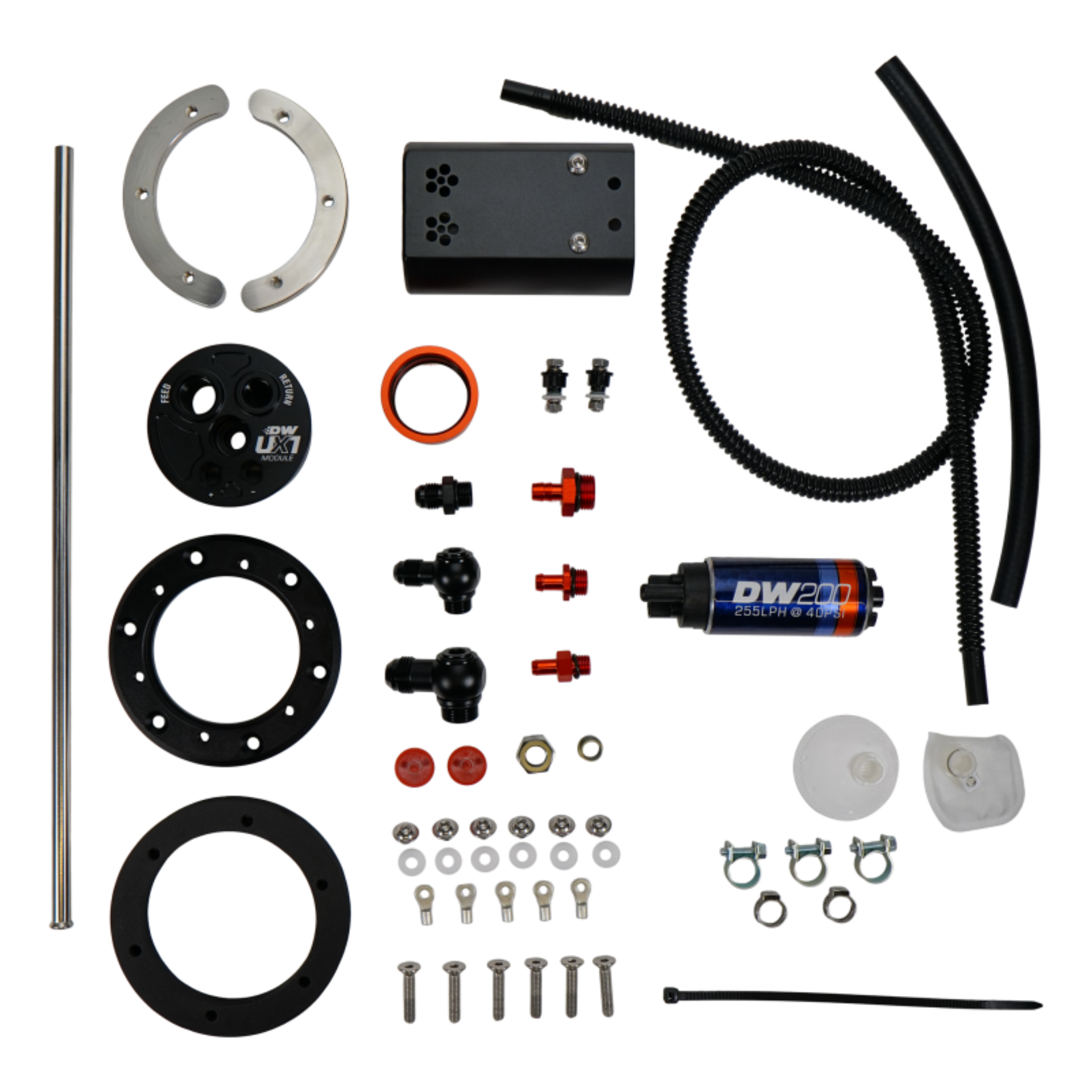 Picture of DeatschWerks Universal X1 Module w/ bucket and DW200 Fuel Pump