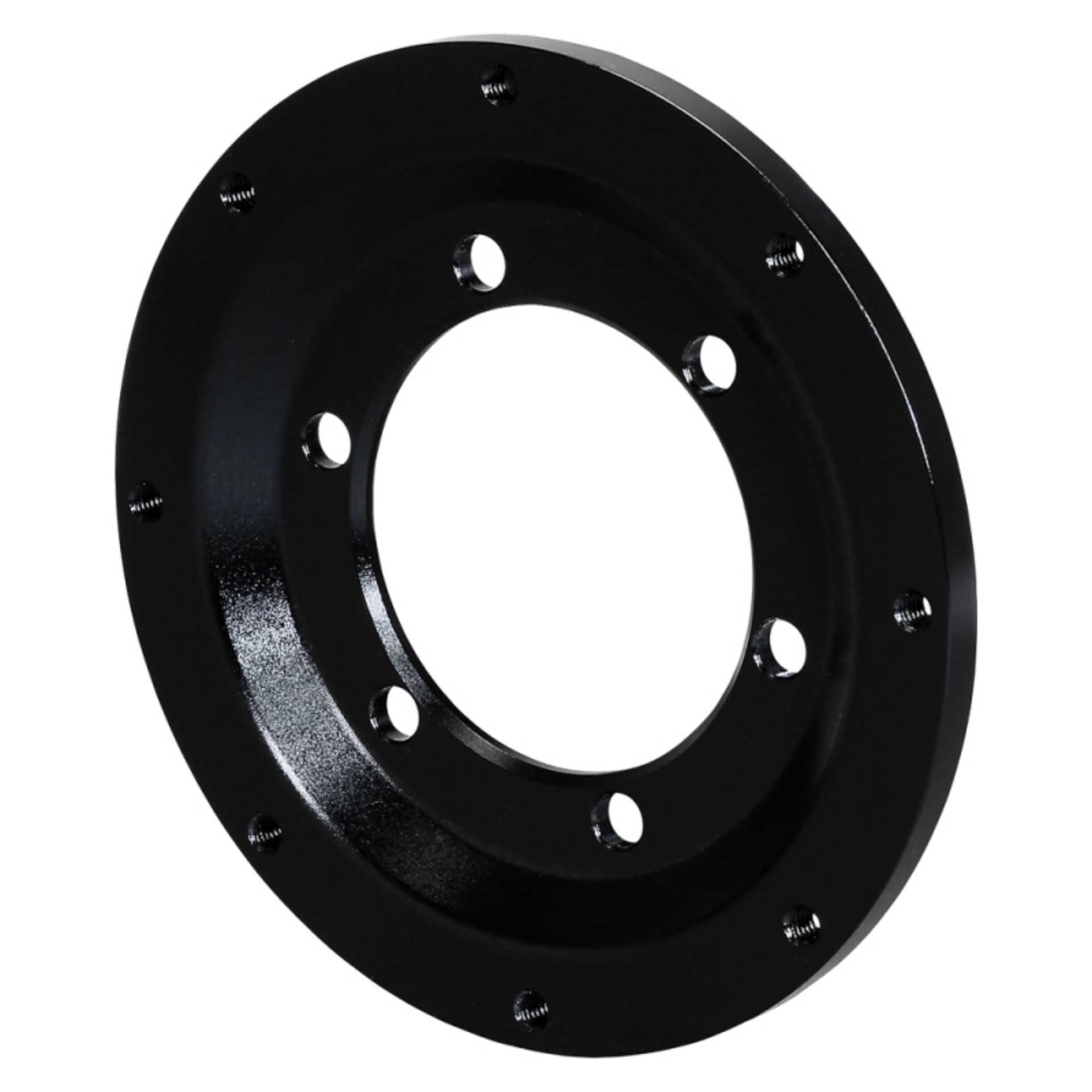 Picture of Wilwood Import Built Shelby CSX6000 6in x 4.25in - 8in x 7in Rear Rotor Adapter - Black - 2 Pack