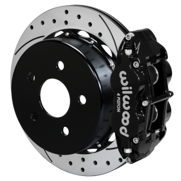 Picture of Wilwood 18-21 Jeep Wrangler Narrow Superlite 4R Rear Brake Kit SRP 13.50in Rotor w/Lines - Black