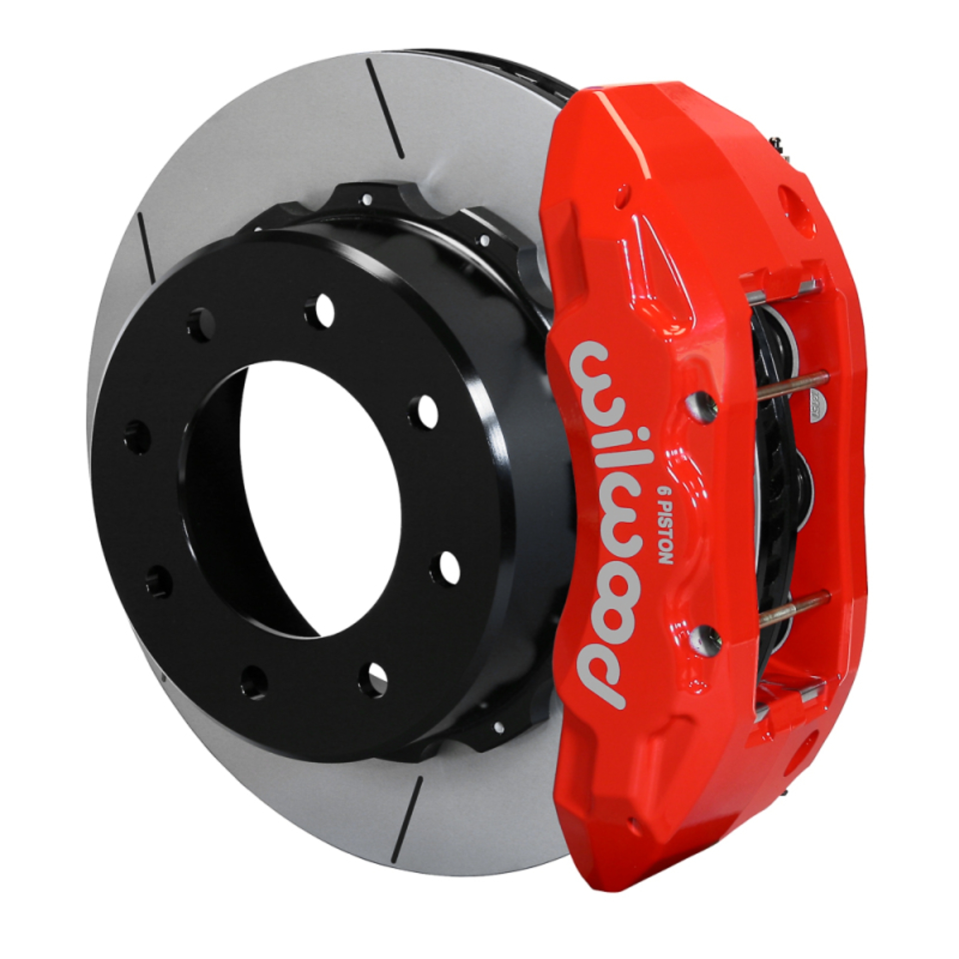Picture of Wilwood TX6R Rear Kit 15.50in Red w/ Lines 20-24 GM Truck/SUV 2500