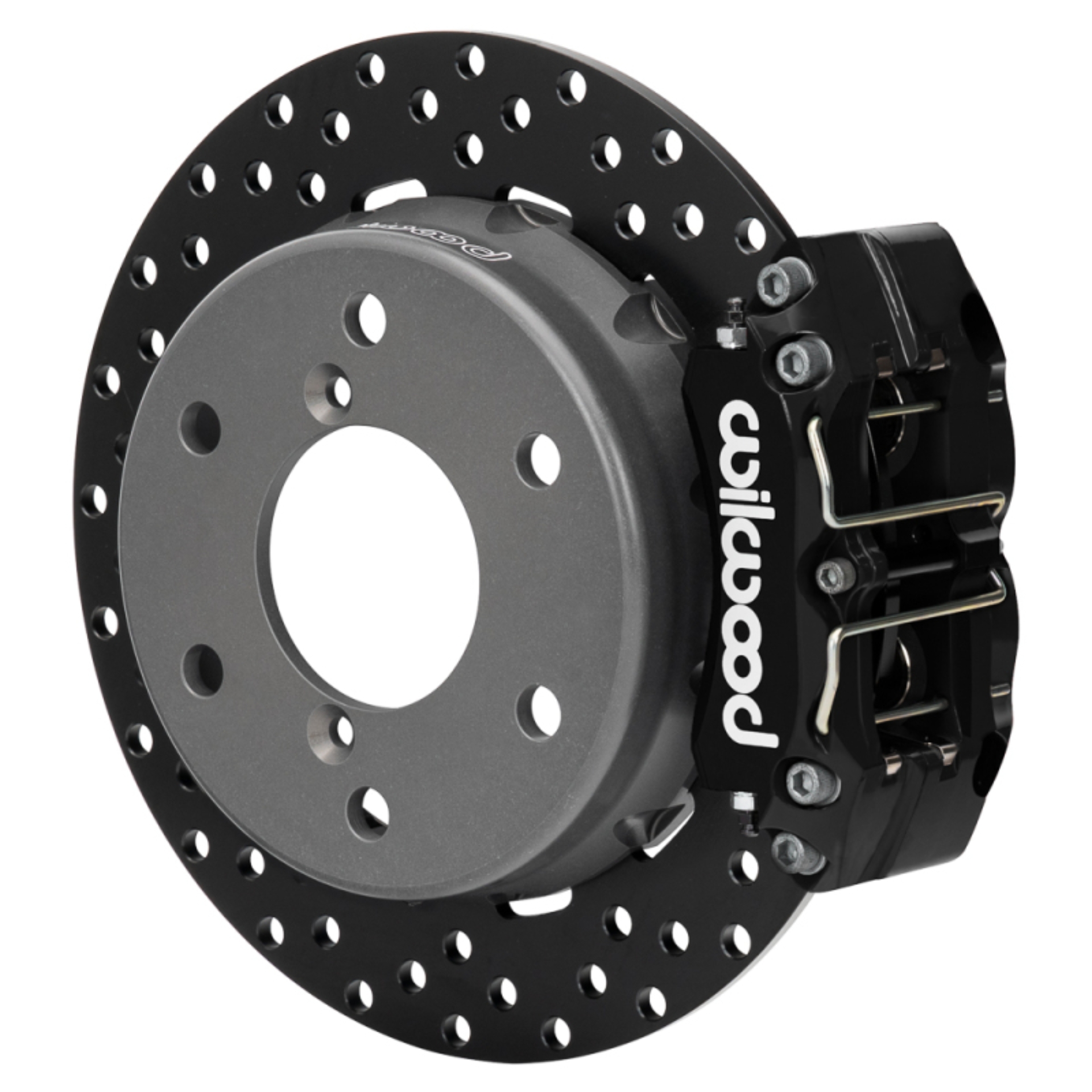 Picture of Wilwood 2024 Can Am Maverick Rear Brake Kit 11.60in Drilled - Black