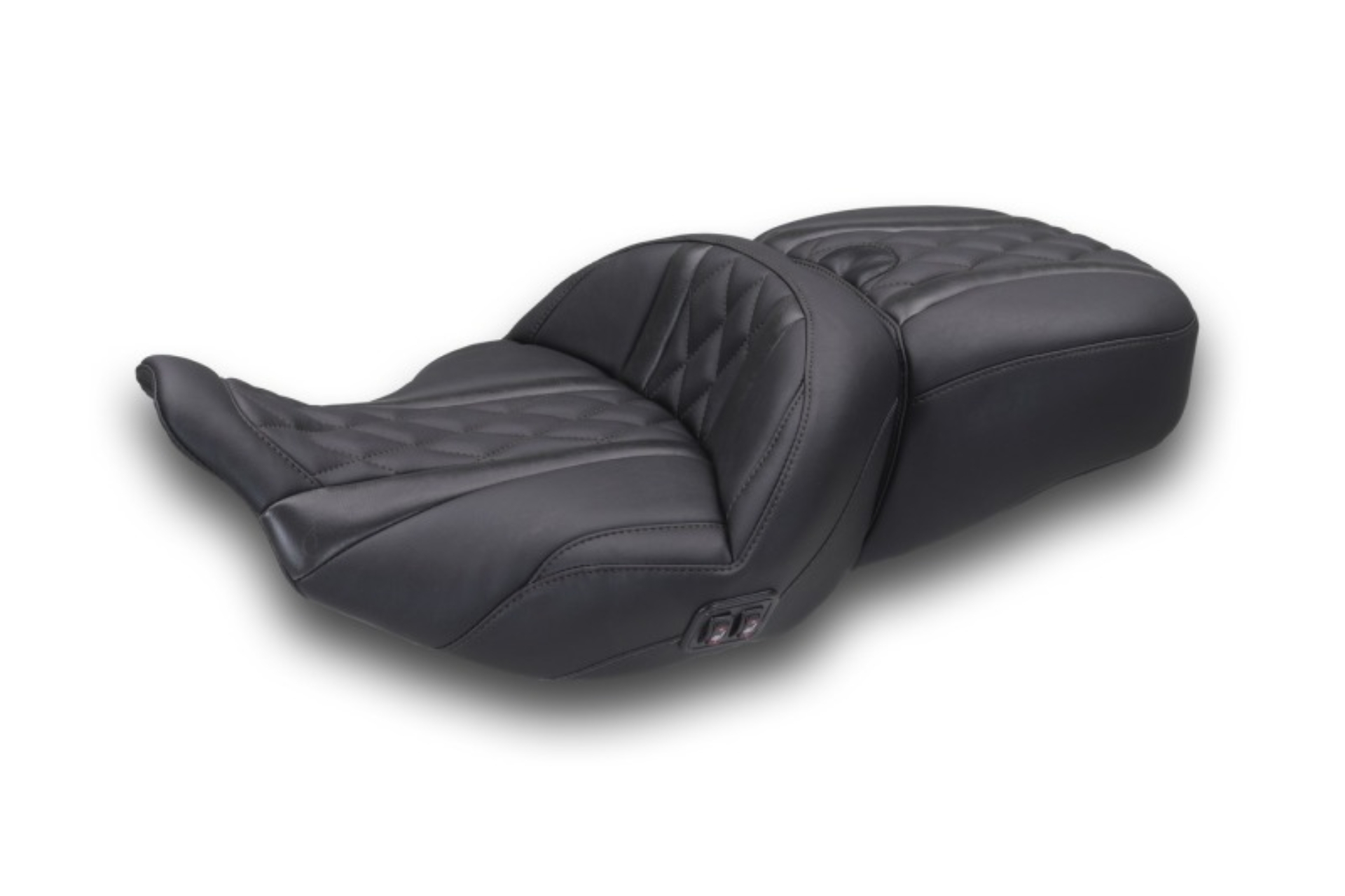 Picture of Mustang 2023-2025 Harley CVO Road Glide (ST) Heated Standard Reach One-Piece, 2 UP Seat Black