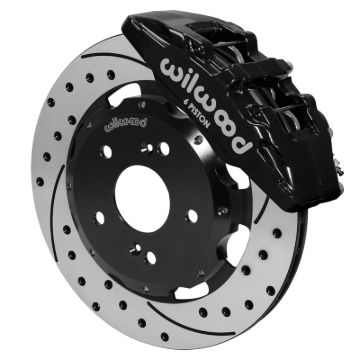 Picture of Wilwood Dynapro 6 Front Hub Kit 12.19in SRP Drilled 04-05 Honda Civic SI/ 02-06 Acura RSX