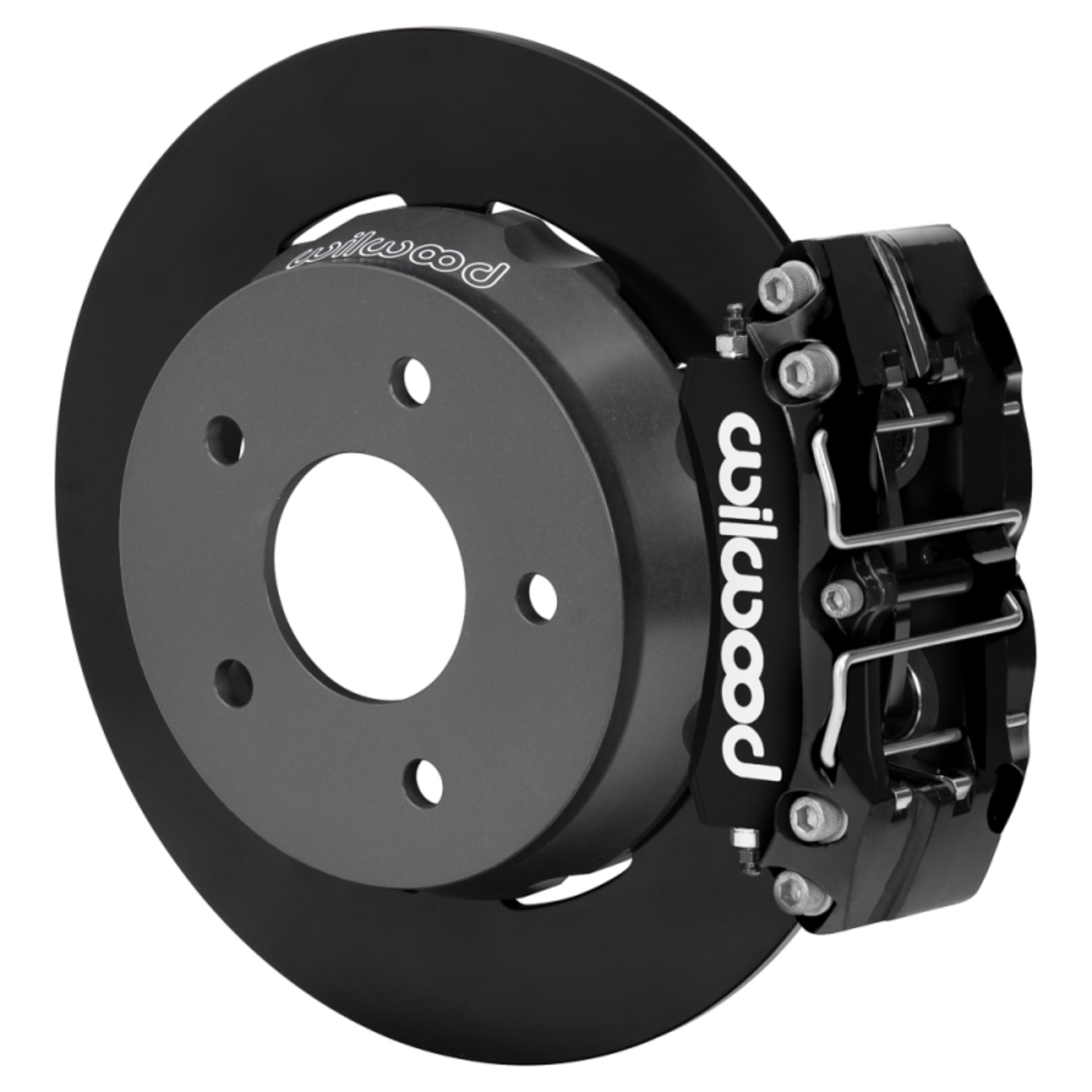 Picture of Wilwood 22-24 Polaris RZR Turbo/ Pro R 5-Lug Rear Big Brake Kit - Black Powder Coat