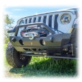 Picture of Turn Offroad 07-25 Jeep JK/JL/JT Front Bumper w/ Bolt-On Bull Bar & Skid Plate