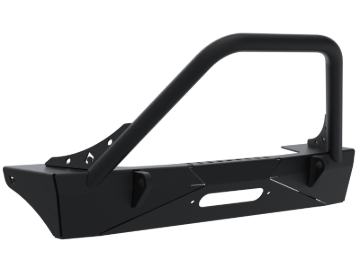 Picture of Artec Industries 2018+ Jeep JL Sentinel Front Bumper w/ Hoop - Black Powder Coat