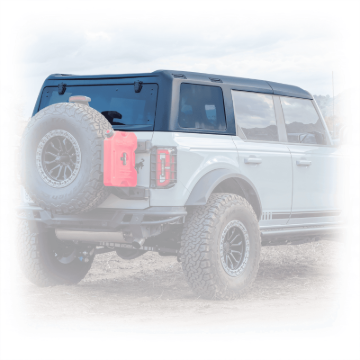 Picture of Turn Offroad 2021+ Ford Bronco 4 Dr Hardtop Defroster Side Badge Delete - TXT BLK
