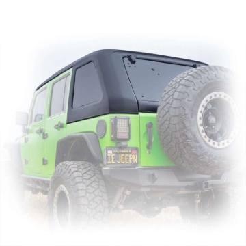 Picture of Turn Offroad 2007-2018 Jeep JK 4 Door Fastback Hardtop 1 Piece Primer (Paintable)