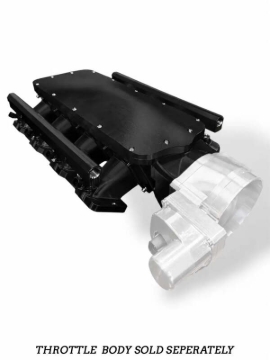 Picture of Granatelli LS 105mm Opening Billet Intake Manifold - Black