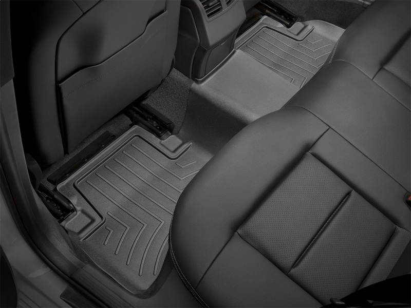 Picture of WeatherTech WT FloorLiner-Rear-Blk Floor Mats - 442583