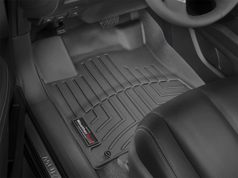 Picture of WeatherTech WT FloorLiner-Front-Blk Floor Mats - 447561