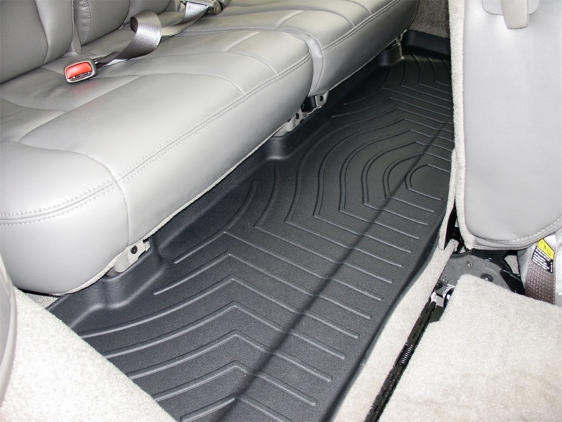 Picture of WeatherTech WT FloorLiner-Rear-Blk Floor Mats - 440032