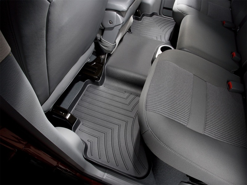 Picture of WeatherTech WT FloorLiner-Rear-Blk Floor Mats - 440042