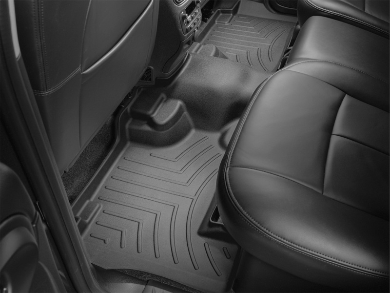Picture of WeatherTech WT FloorLiner-Rear-Blk Floor Mats - 440072