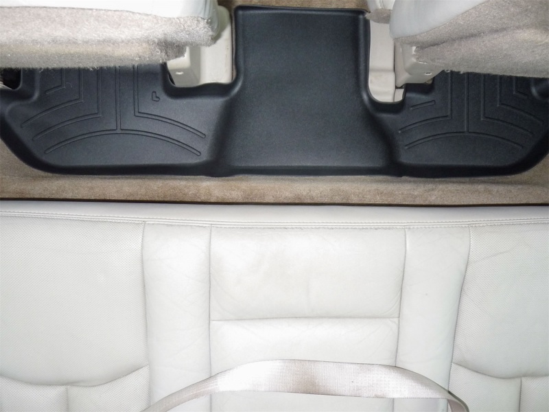Picture of WeatherTech WT FloorLiner-Rear-Blk Floor Mats - 440613