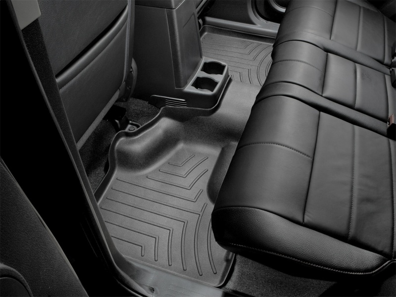 Picture of WeatherTech WT FloorLiner-Rear-Blk Floor Mats - 441042