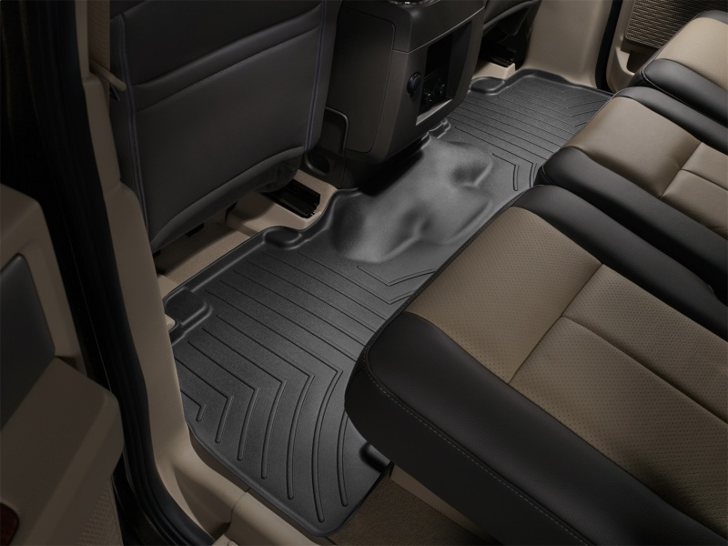 Picture of WeatherTech WT FloorLiner-Rear-Blk Floor Mats - 441072